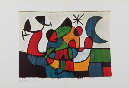 Joan MIRO : Tapis de Tarragona XII - Lithographie en couleurs