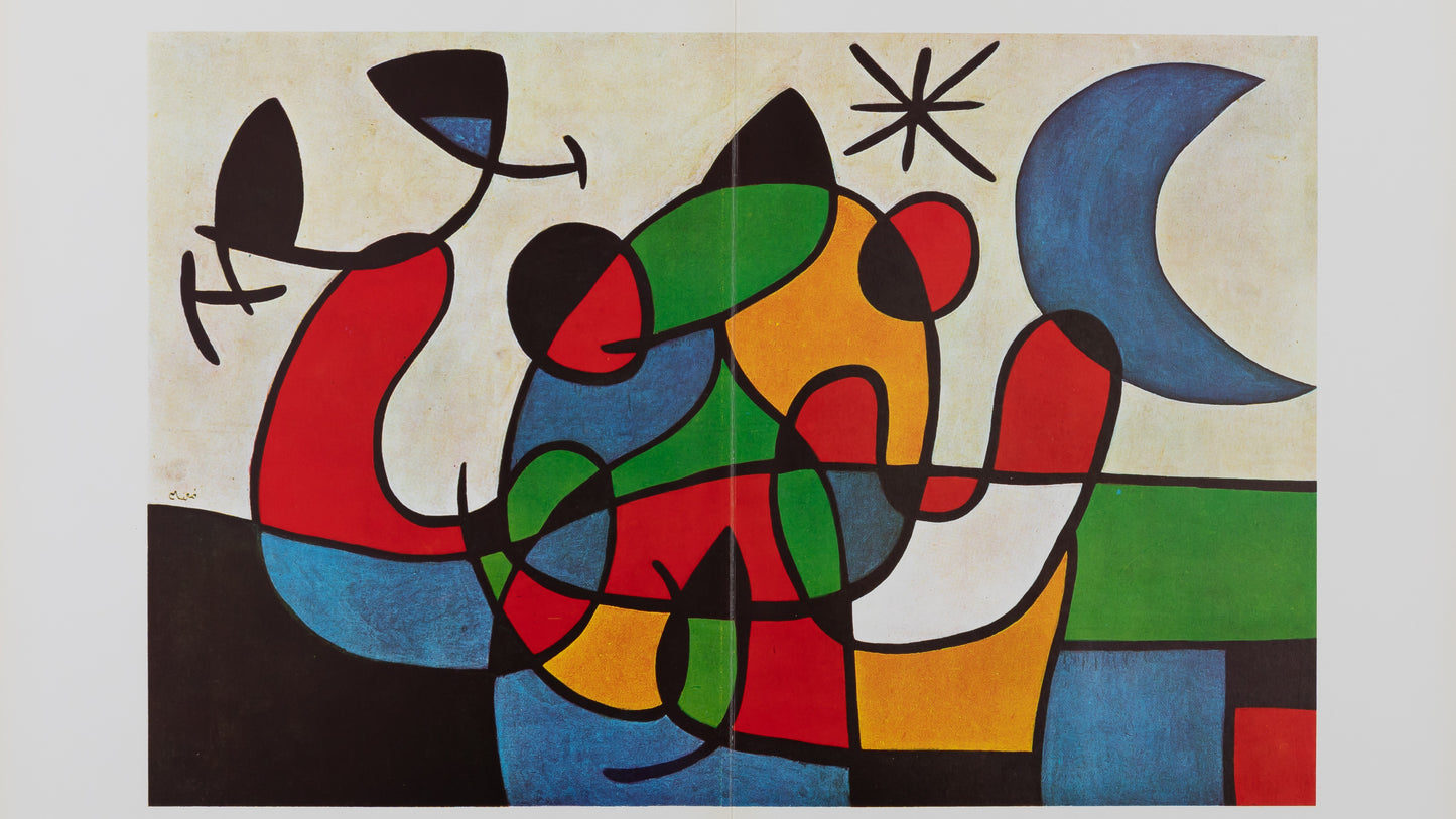 Joan MIRO : Tapis de Tarragona XIII - Lithographie en couleurs