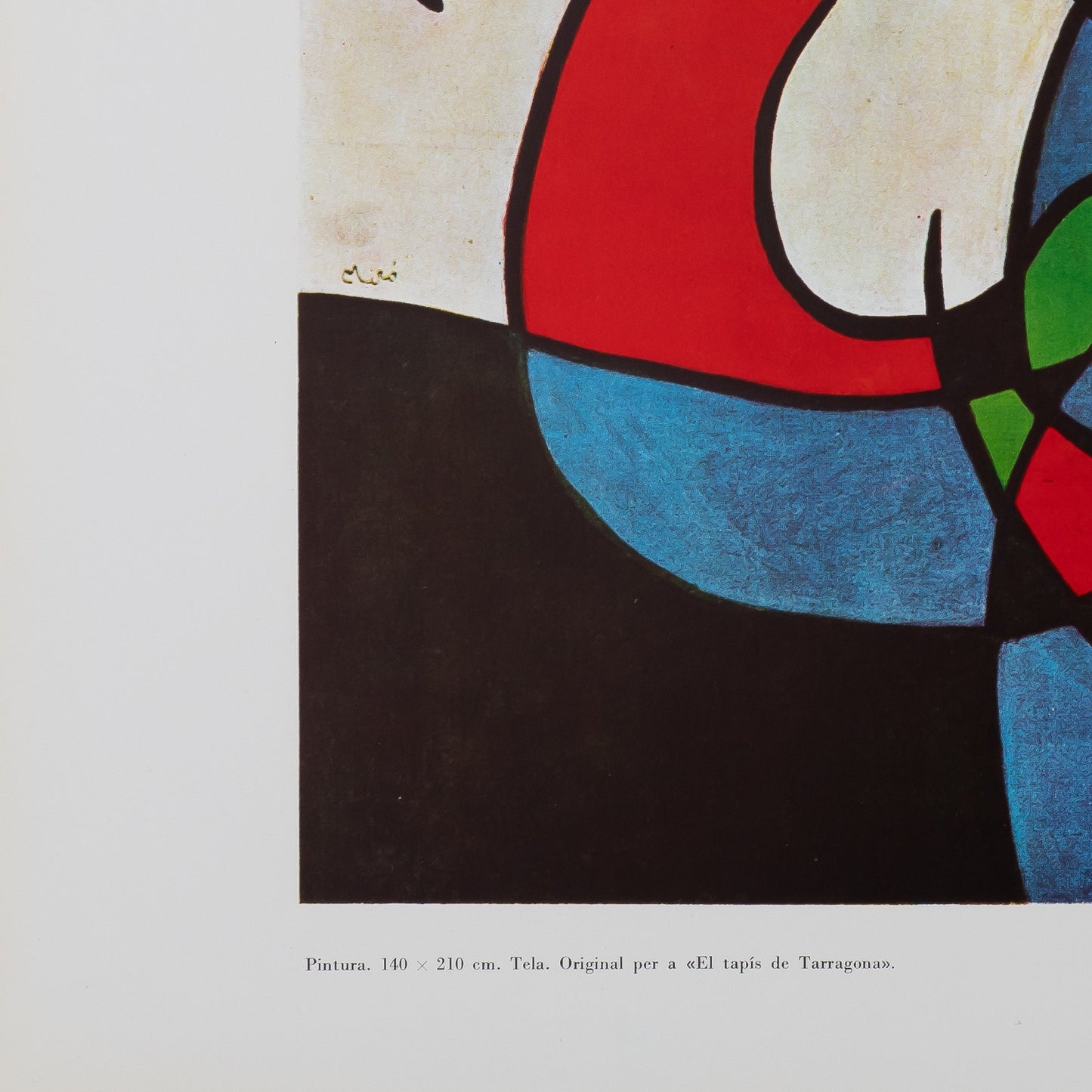 Joan MIRO : Tapis de Tarragona XIII - Lithographie en couleurs