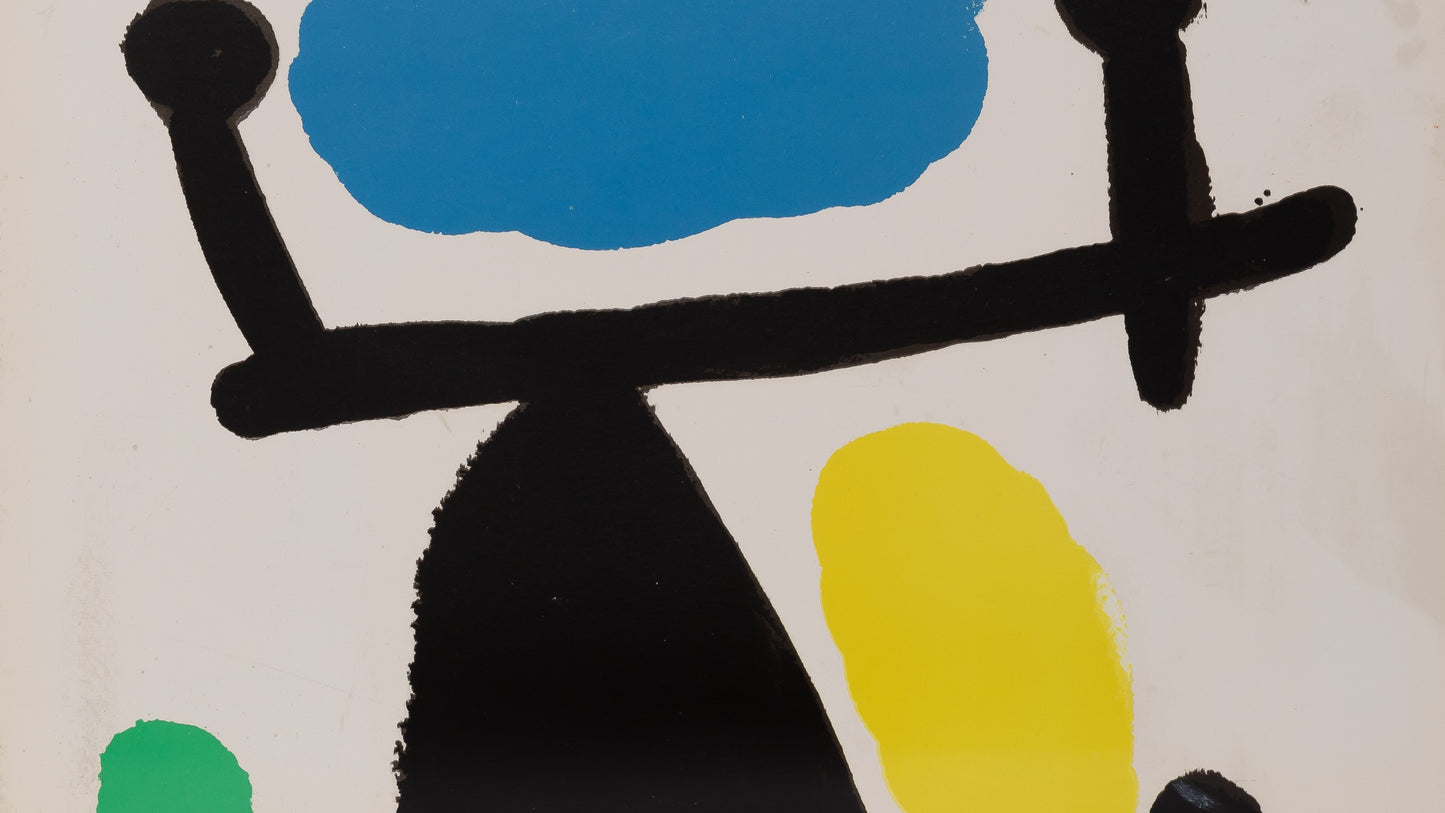 Joan MIRO : Tapis de Tarragona II - Lithographie en couleurs