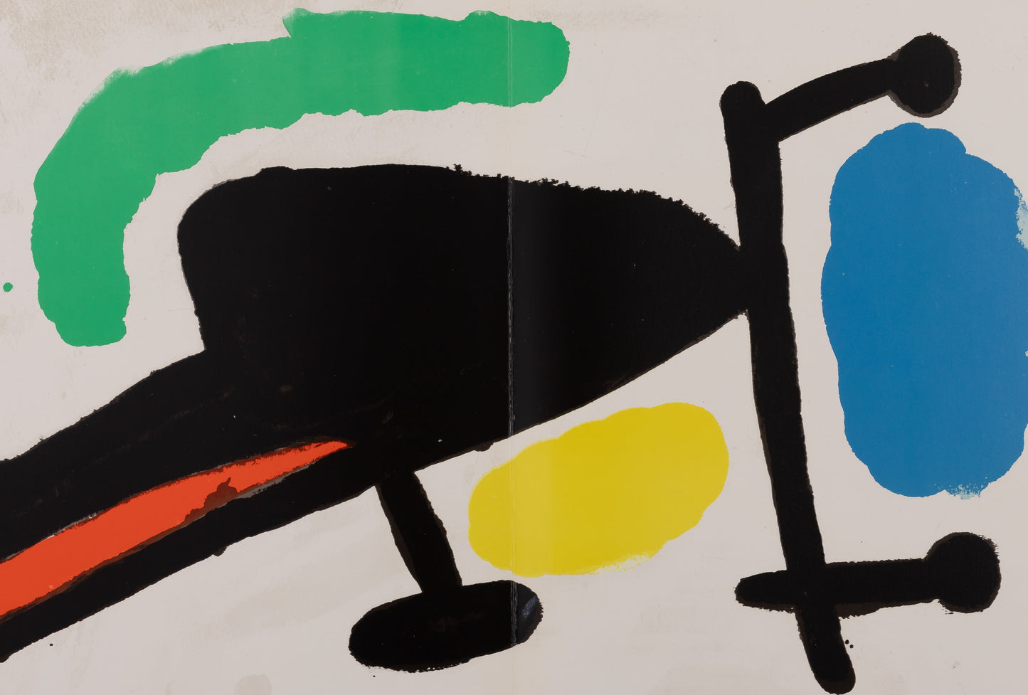Joan MIRO : Tapis de Tarragona II - Lithographie en couleurs