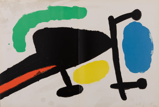 Joan MIRO : Tapis de Tarragona II - Lithographie en couleurs