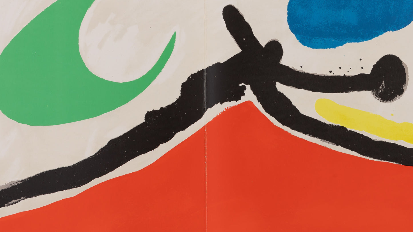 Joan MIRO : Tapis de Tarragona III - Lithographie en couleurs