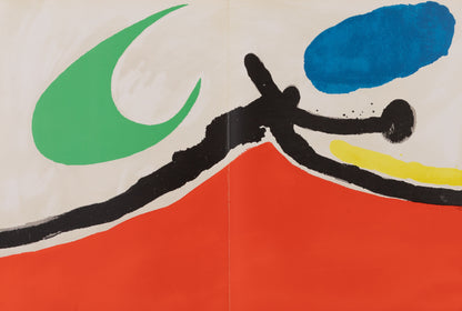 Joan MIRO : Tapis de Tarragona III - Lithographie en couleurs