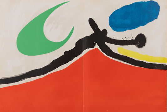 Joan MIRO : Tapis de Tarragona III - Lithographie en couleurs