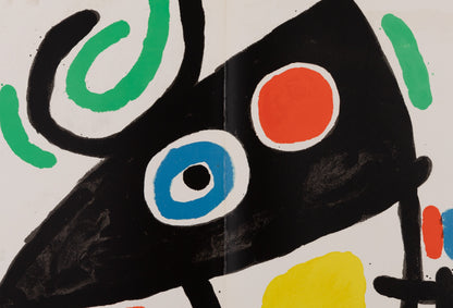 Joan MIRO : Tapis de Tarragona IV - Lithographie en couleurs