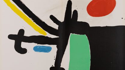 Joan MIRO : Tapis de Tarragona V - Lithographie en couleurs