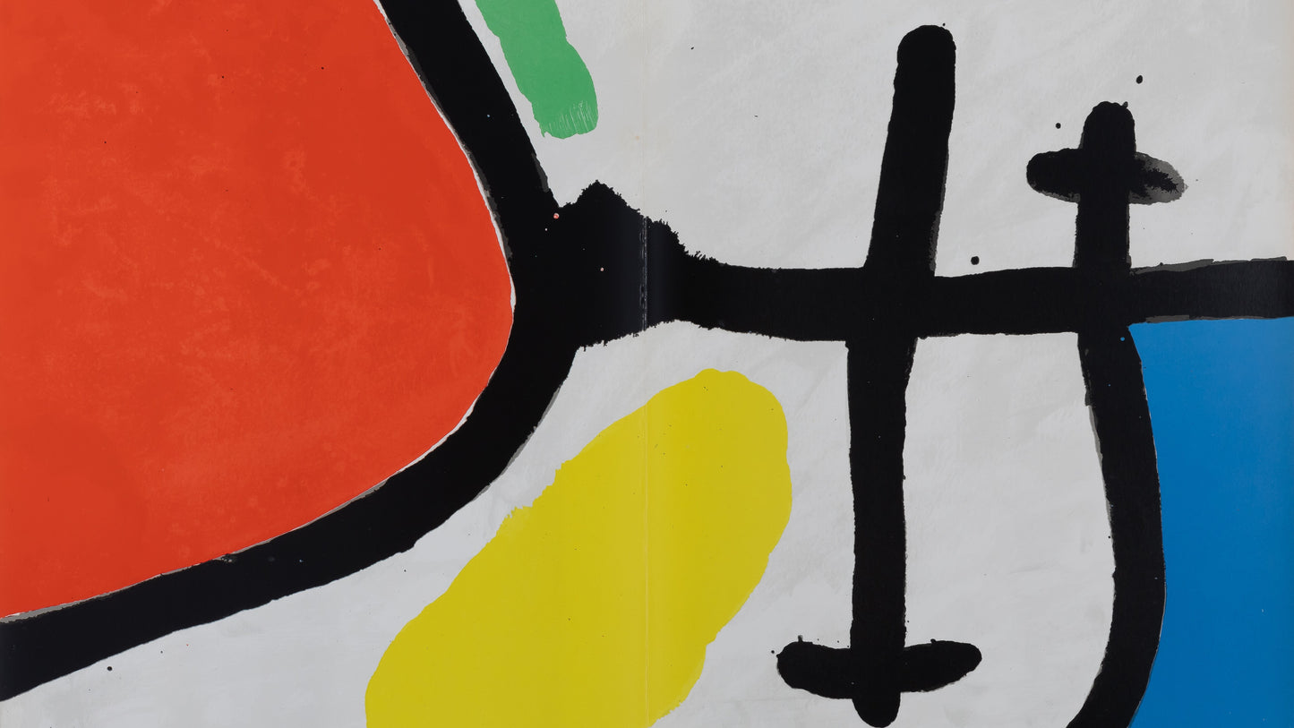 Joan MIRO : Tapis de Tarragona VII - Lithographie en couleurs