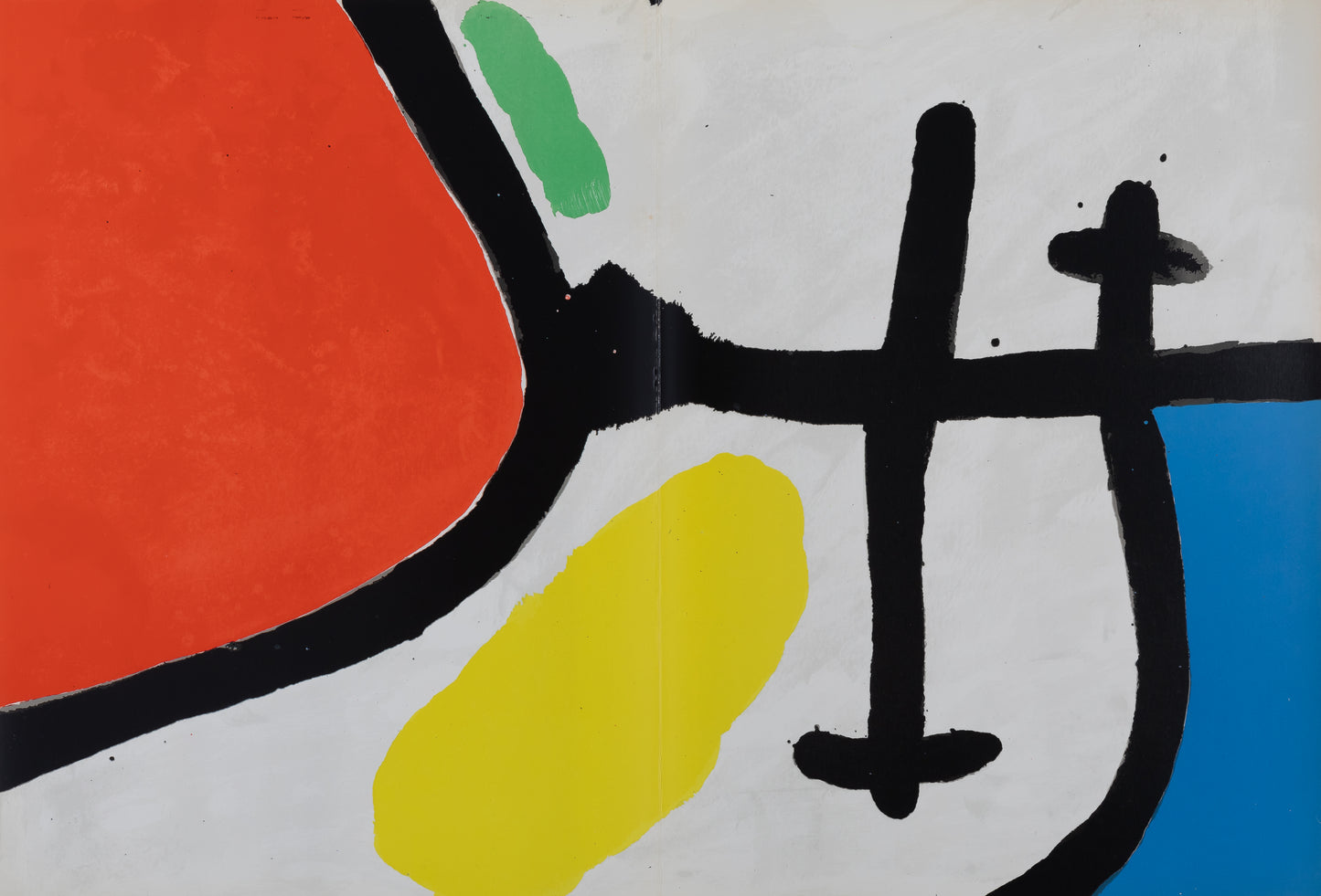Joan MIRO : Tapis de Tarragona VII - Lithographie en couleurs