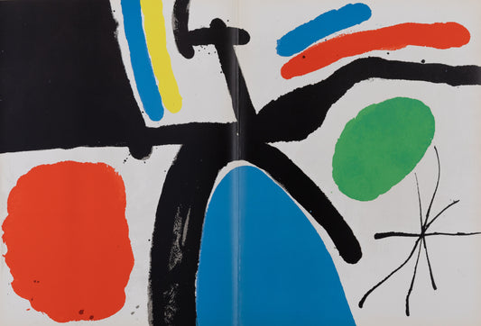 Joan MIRO : Tapis de Tarragona VIII - Lithographie en couleurs