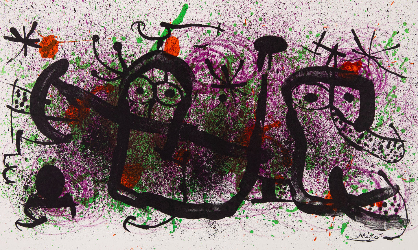 Joan MIRO : Ma de Proverbis - Lithographie originale signée