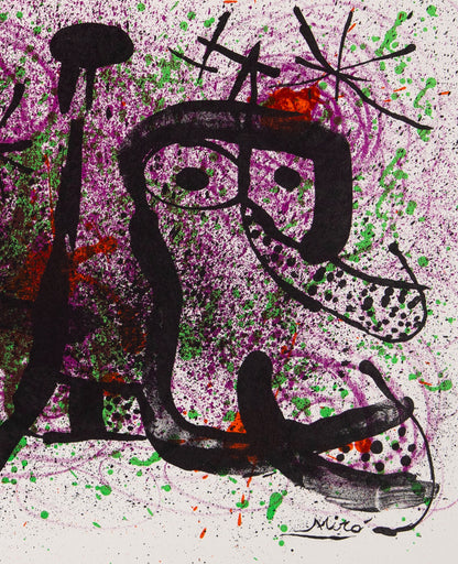 Joan MIRO : Ma de Proverbis - Lithographie originale signée
