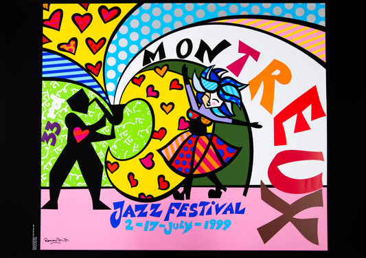 Romero BRITTO : Montreux Jazz Festival - Sérigraphie originale signée