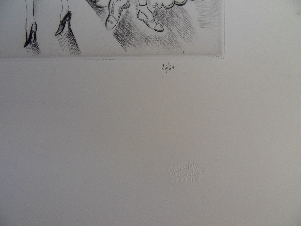 Mily POSSOZ : Les lectrices - Gravure originale signée