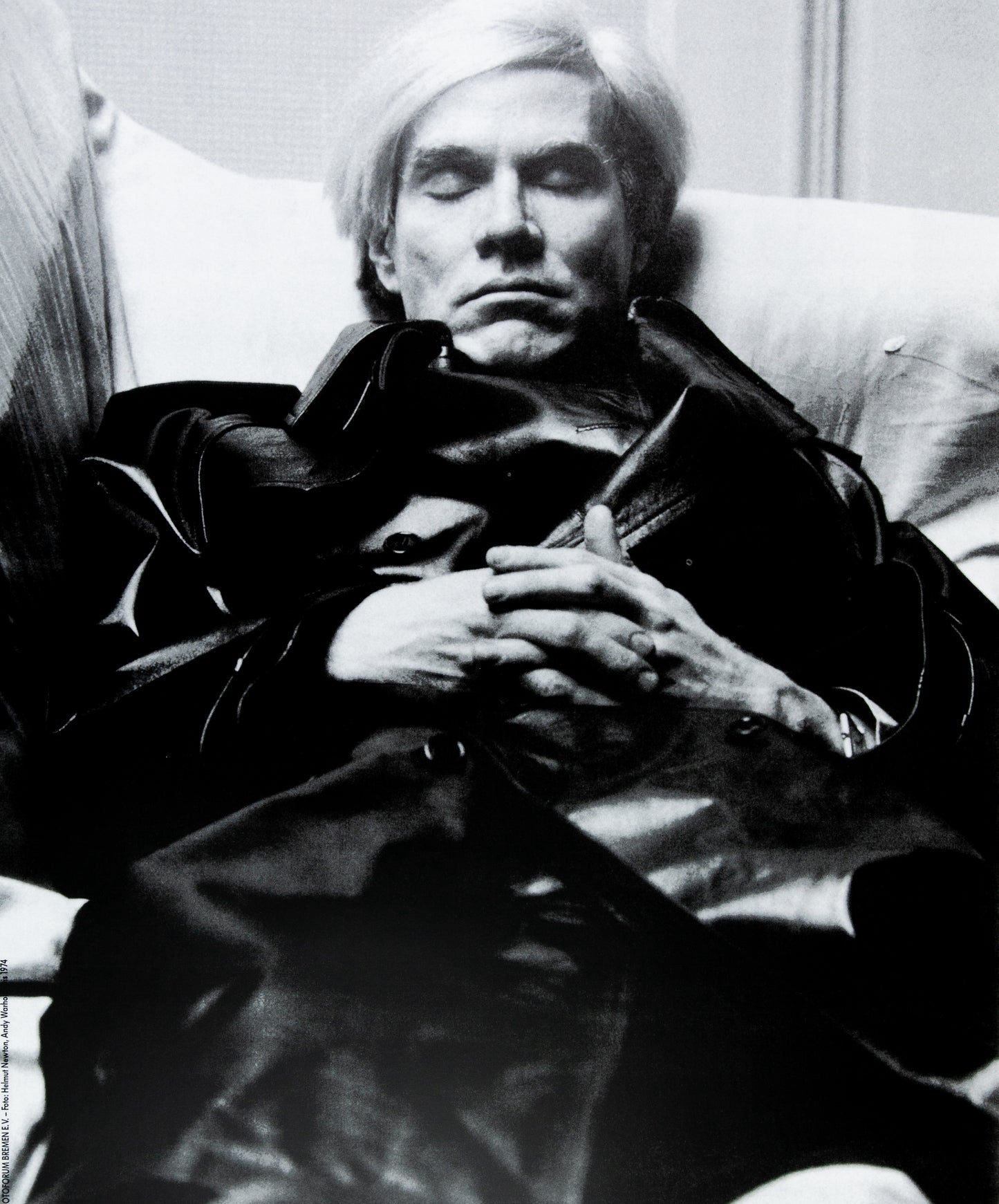 Helmut NEWTON : Andy Warhol - Affiche originale