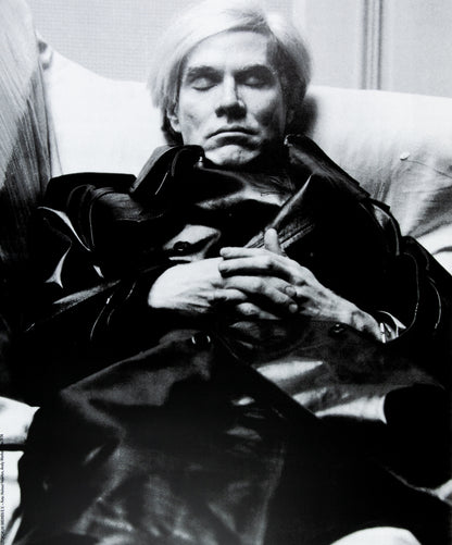 Helmut NEWTON : Andy Warhol - Affiche originale