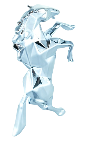 Richard ORLINSKI : Horse Spirit (Pearl Grey Edition) - Sculpture originale