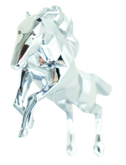 Richard ORLINSKI : Horse Spirit (Pearl Grey Edition) - Sculpture originale