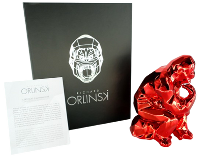 Richard ORLINSKI : Thinker Spirit (Red edition) - Sculpture originale