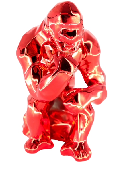 Richard ORLINSKI : Thinker Spirit (Red edition) - Sculpture originale