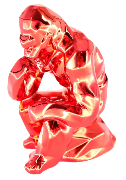 Richard ORLINSKI : Thinker Spirit (Red edition) - Sculpture originale