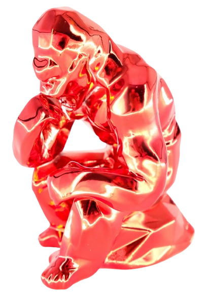 Richard ORLINSKI : Thinker Spirit (Red edition) - Sculpture originale