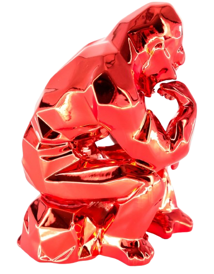 Richard ORLINSKI : Thinker Spirit (Red edition) - Sculpture originale