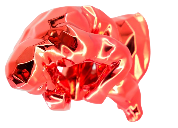 Richard ORLINSKI : Thinker Spirit (Red edition) - Sculpture originale