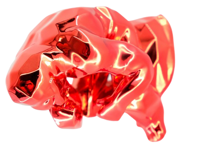 Richard ORLINSKI : Thinker Spirit (Red edition) - Sculpture originale