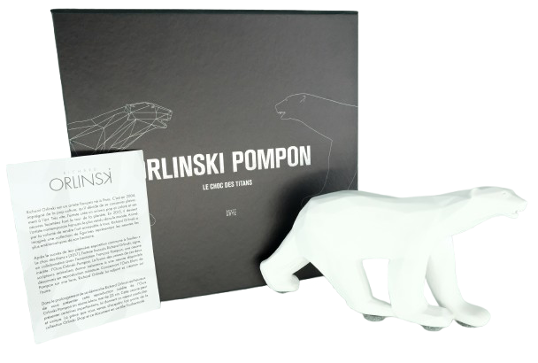 Richard ORLINSKI : Ours Pompon - Sculpture originale