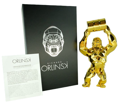 Richard ORLINSKI : Kong Oil Spirit (Gold edition) - Sculpture originale