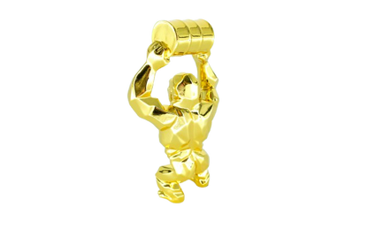 Richard ORLINSKI : Kong Oil Spirit (Gold edition) - Sculpture originale