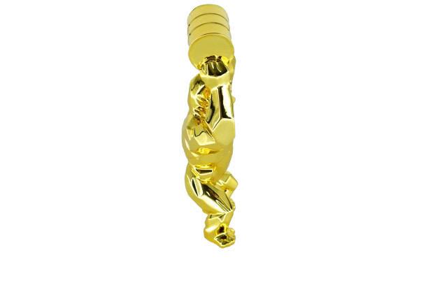 Richard ORLINSKI : Kong Oil Spirit (Gold edition) - Sculpture originale
