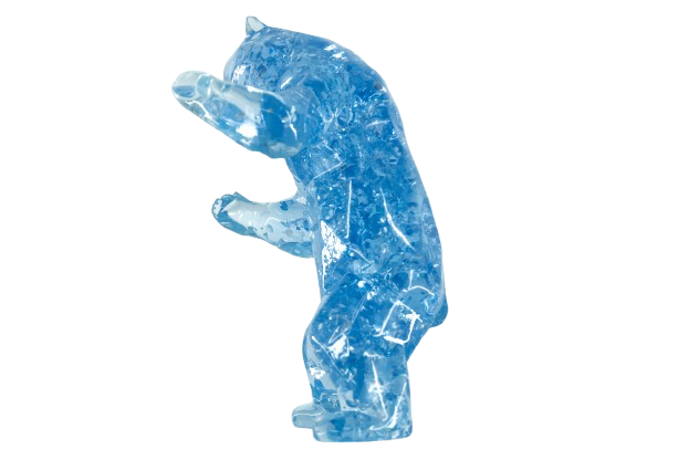 Richard ORLINSKI : Standing Bear (Bear Bubble) - Sculpture originale