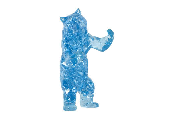 Richard ORLINSKI : Standing Bear (Bear Bubble) - Sculpture originale