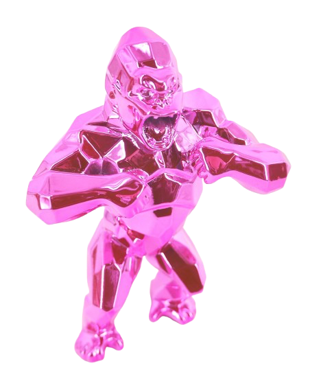 Richard ORLINSKI : Kong Spirit (Pink edition) - Sculpture originale