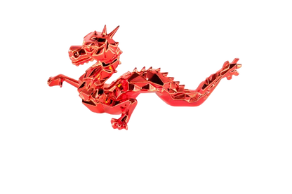 Richard ORLINSKI : Dragon Spirit (Red Edition) - Sculpture originale