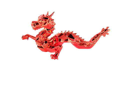 Richard ORLINSKI : Dragon Spirit (Red Edition) - Sculpture originale