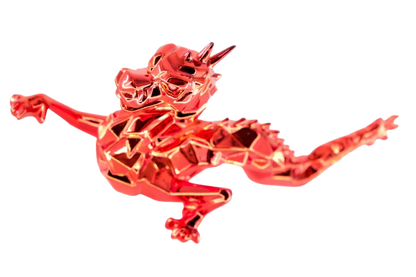 Richard ORLINSKI : Dragon Spirit (Red Edition) - Sculpture originale