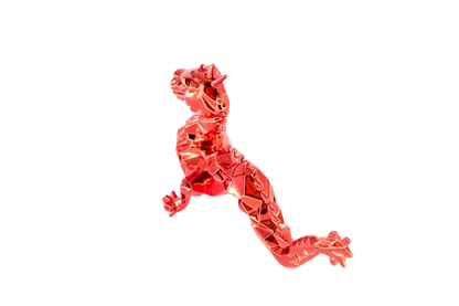 Richard ORLINSKI : Dragon Spirit (Red Edition) - Sculpture originale
