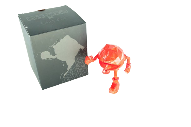 Richard ORLINSKI : Pac-man mini (Red Edition) - Sculpture originale