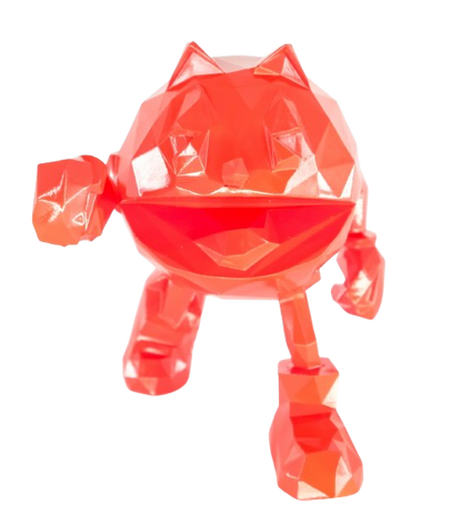 Richard ORLINSKI : Pac-man mini (Red Edition) - Sculpture originale