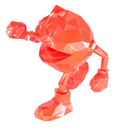 Richard ORLINSKI : Pac-man mini (Red Edition) - Sculpture originale