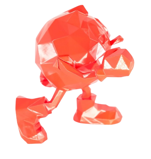 Richard ORLINSKI : Pac-man mini (Red Edition) - Sculpture originale