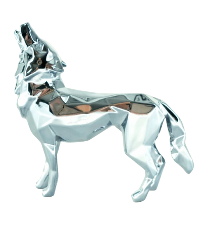 Richard ORLINSKI : Wolf Spirit (Pearl Grey Edition) - Sculpture originale
