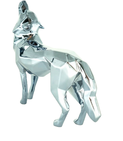 Richard ORLINSKI : Wolf Spirit (Pearl Grey Edition) - Sculpture originale