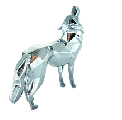 Richard ORLINSKI : Wolf Spirit (Pearl Grey Edition) - Sculpture originale