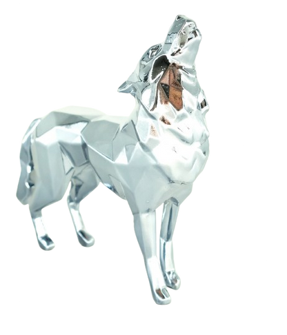 Richard ORLINSKI : Wolf Spirit (Pearl Grey Edition) - Sculpture originale