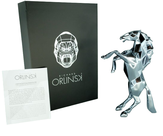 Richard ORLINSKI : Horse Spirit (Pearl Grey Edition) - Sculpture originale