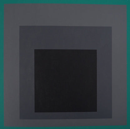Josef ALBERS :  Homage to the square, Grisaille and Patina - Sérigraphie en couleurs
